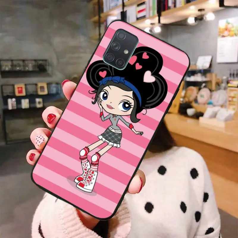 CUTEWANAN мультфильм Kuu Harajuku черный ТПУ мягкий чехол для телефона Samsung A10 A20 A30 A40 A50 A70 A80
