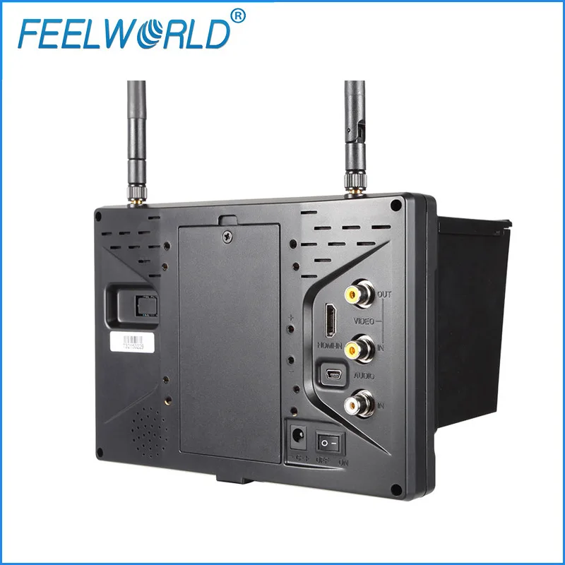 FEELWORLD PVR733 7 Inch High Brightness 1000nit Sun Readable FPV Monitor Built-in Battery Dual 5.8G 32CH Receiver DVR | Электроника