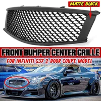 G37 Honeycomb Mesh Car Front Grill Grille For Infiniti G37 2-Door Coupe 2008 2009 2010 2011 2012 2013 Front Bumper Racing Grills