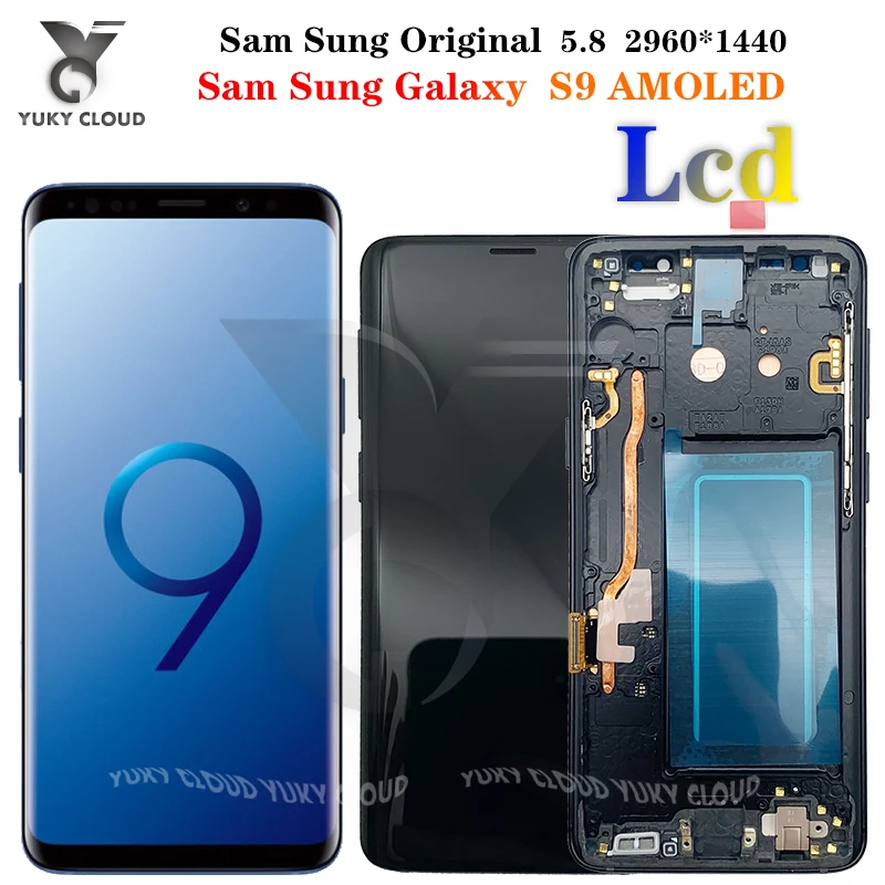 

Оригинальный ЖК-дисплей 5,8 'SUPER AMOLED для Samsung Galaxy S9, ЖК-дисплей G960 G965, дисплей с сенсорным экраном и дигитайзером в сборе