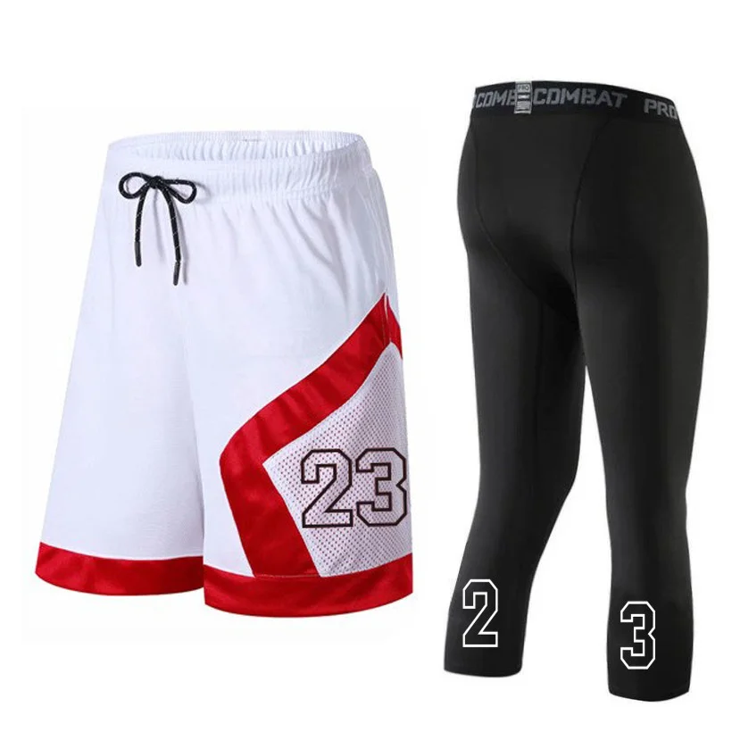 2020 NWT Men Basketball Shorts With Zipper Pocket Workout Compression Tights Athletic Running Fitness stretch training Short Set | Спорт и