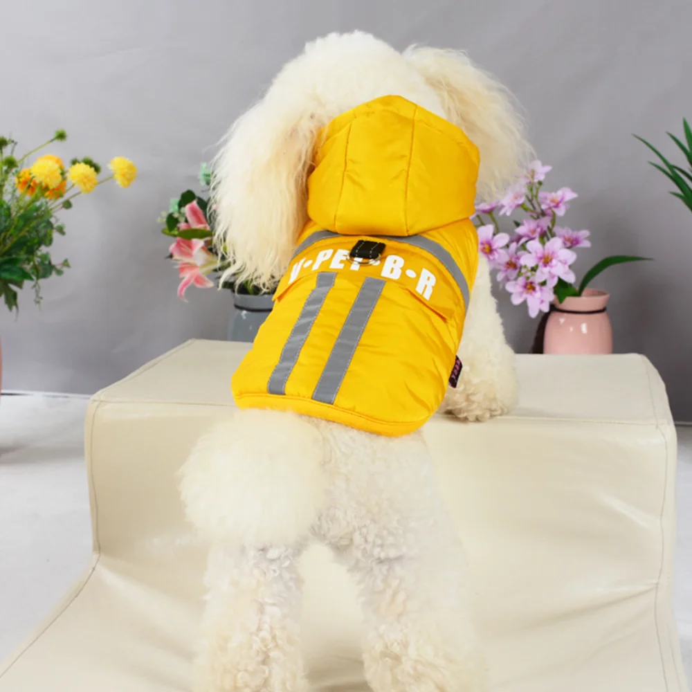 Одежда для собак осень и зима новинка светоотражающее водонепроницаемое