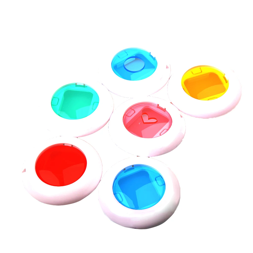 

6-IN-1 6 Colors Filter Lens for Fujifilm Fuji Instax Model Mini 8 Mini 7s Camera