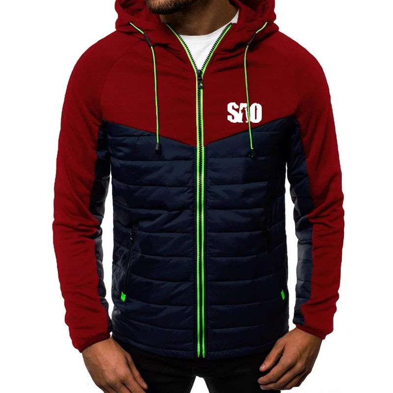

Unisex SAO Sword Art Sweatshirts Men Hoodies Printed Sweatshirt Harajuku Zip Up Hooded Jacket Sweatshirt Hoody Hoodies Men Coat