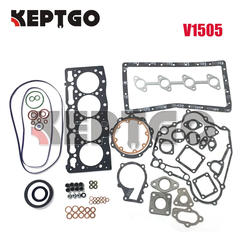 

Новый V1505 V1505-E полный комплект прокладок для двигателя Kubota с прокладкой головки