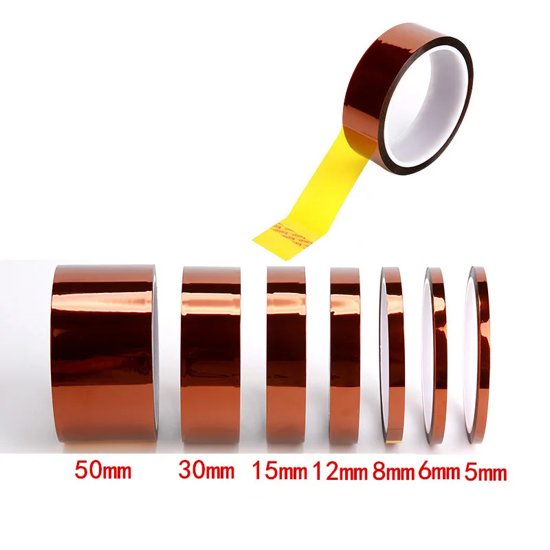 

Heat Resistant High Temperature High insulation electronics industry welding Polyimide Kapton Tape Brown Battery insulation tape
