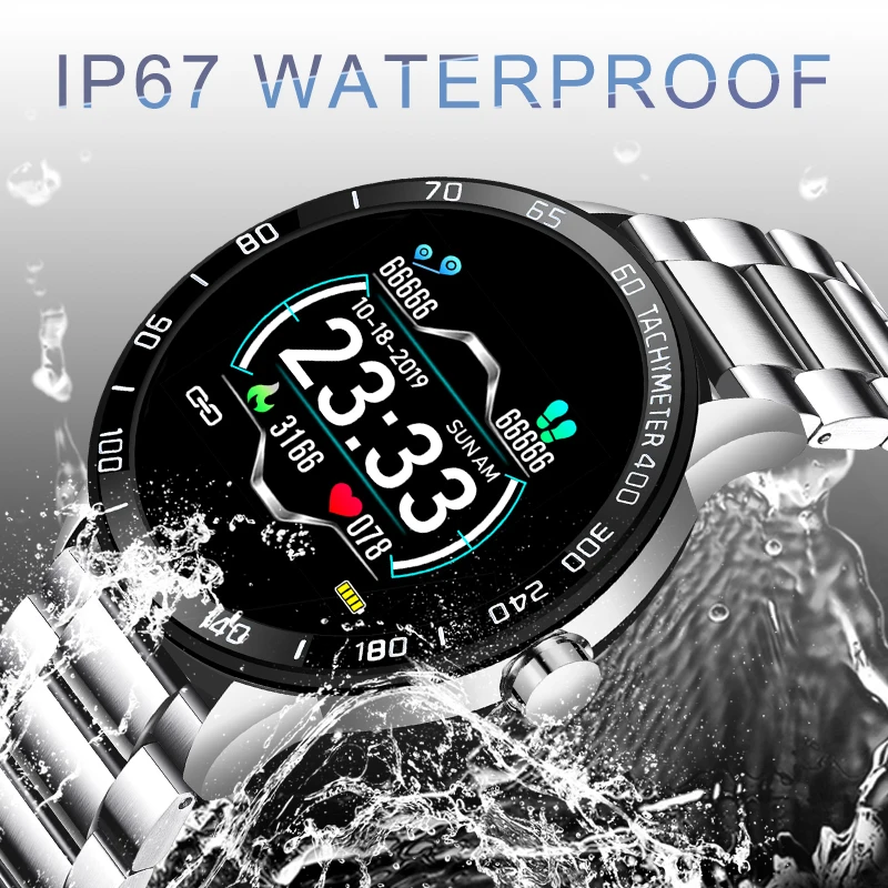

LIGE Smart Watch Women Blood Pressure Heart Rate Monitor Fitness tracker Sport Smart Band Alarm clock reminder Smart wristband