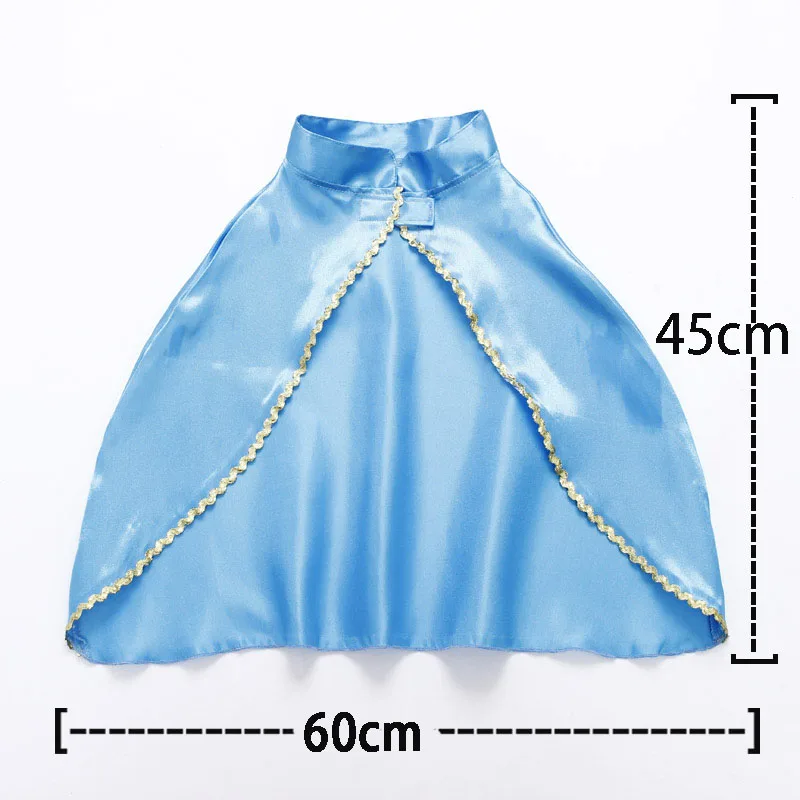 CL03-Turquoise Костюм принцессы; накидка; Красная Шапочка на Хэллоуин; накидка Анны; плащ принцессы для костюмированной вечеринки - Цвет: CL03-Turquoise