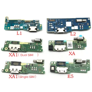 Док-станция с разъемом Micro USB, зарядное устройство, шлейф, плата для микрофона для Sony Xperia E5 L1 L2 M5 XA XA1 XA2 Ultra, 1 шт.