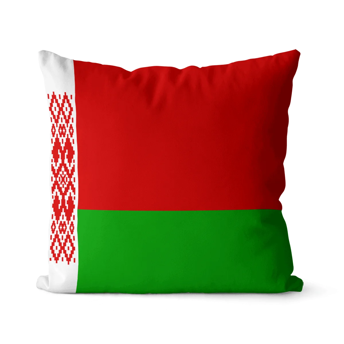 

Flag of Belarus pattern square pillowcase pure cotton linen pillowcase party home decoration sofa cushion cover 45x45cm 40x40