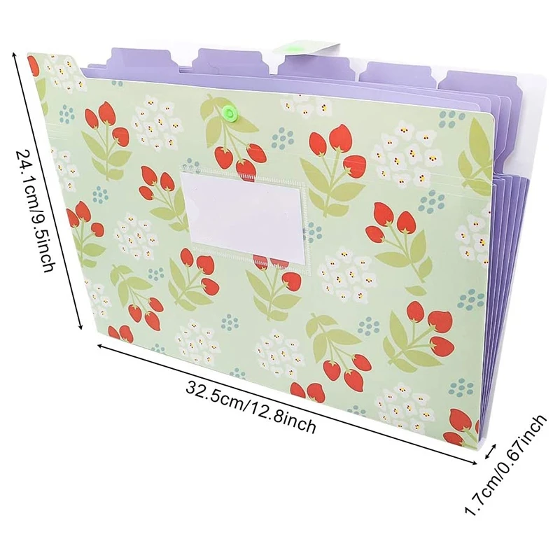 8 шт Расширение папки и расширяемый органайзер для хранения 5 карманами типа