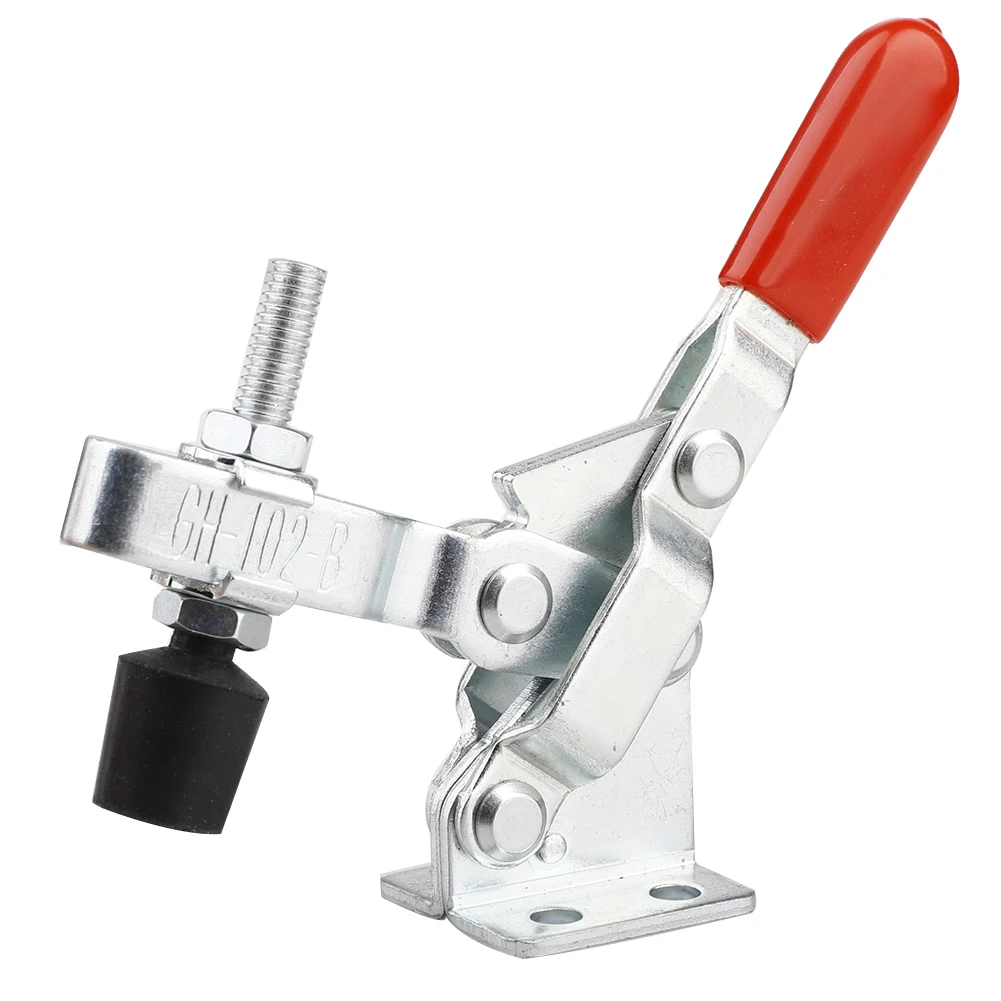 

GH-102-B Vertical Type Toggle Clamping Hand Tool 100 kg Holding Capacity Toggle Clamp for Machine Operation Welding Electronic