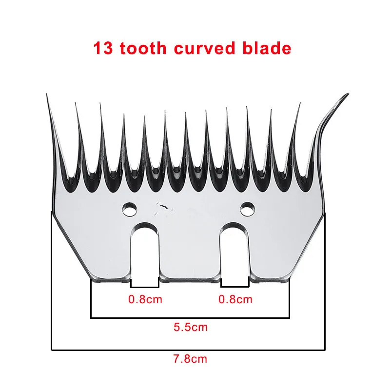 Durable Sheep Goats Comb Shearing Clipper Straight Curved 13 Tooth Blade Alternative For Shears Scissors Part | Инструменты