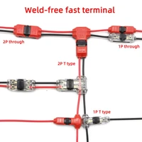 10pcs it type 1pin 2pin quick splice scotch lock wire connector for terminals crimp 22 18awg wiring led strip car audio cable
