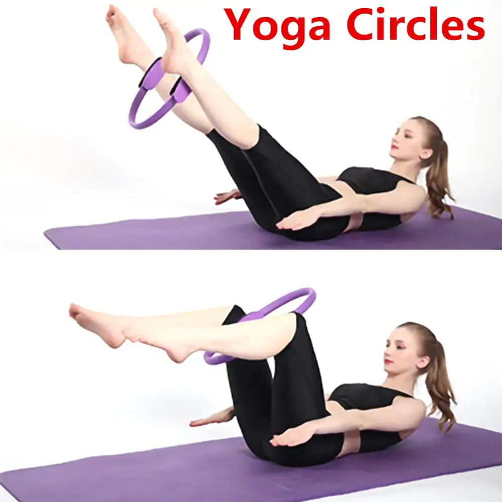 

2020 Yoga Pilates Circle Body loseweight Fitness Magic Circle Pilates Yoga Ring Lightweight Gym Home Exercise equipment EVA