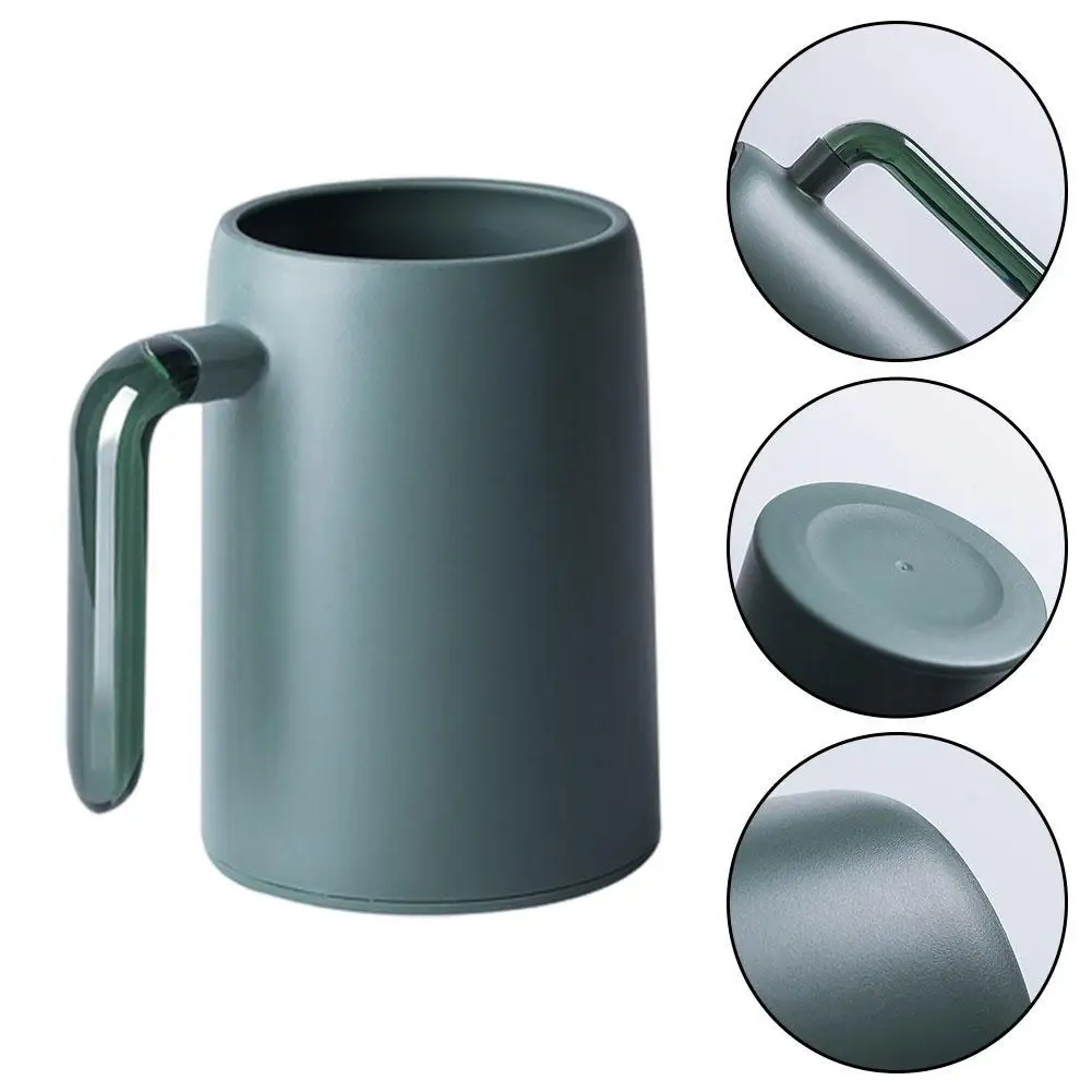 

1PCS Portable Bathroom Household Couple Mouthwash Brushing Cup Mug Toothbrush Plastic Wash Holder Handle With Water Home Tr K8S2