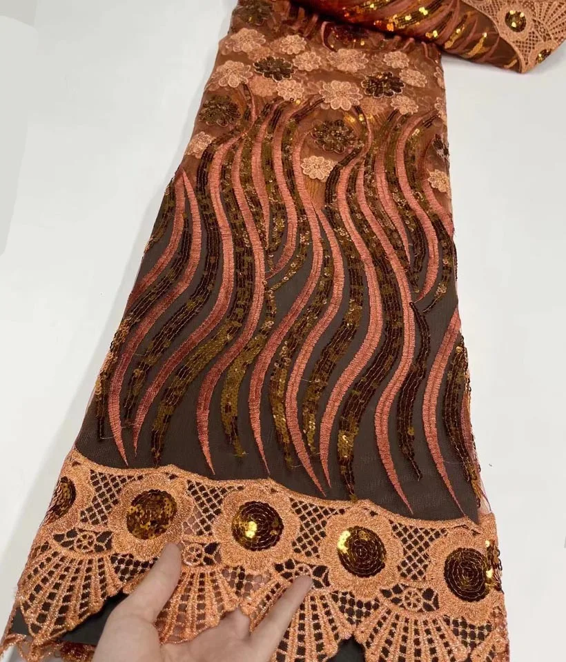 

Африканские блестки, кружевная ткань 2021, высокое качество с блестками, нигерийская французская сетчатая кружевная ткань, вышитый тюль