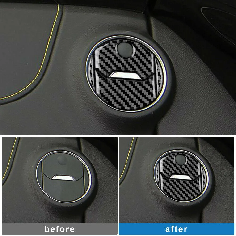 

Decorate Carbon Fiber Sticker For Camaro 2010-2015 Interior Parts Replacement Side