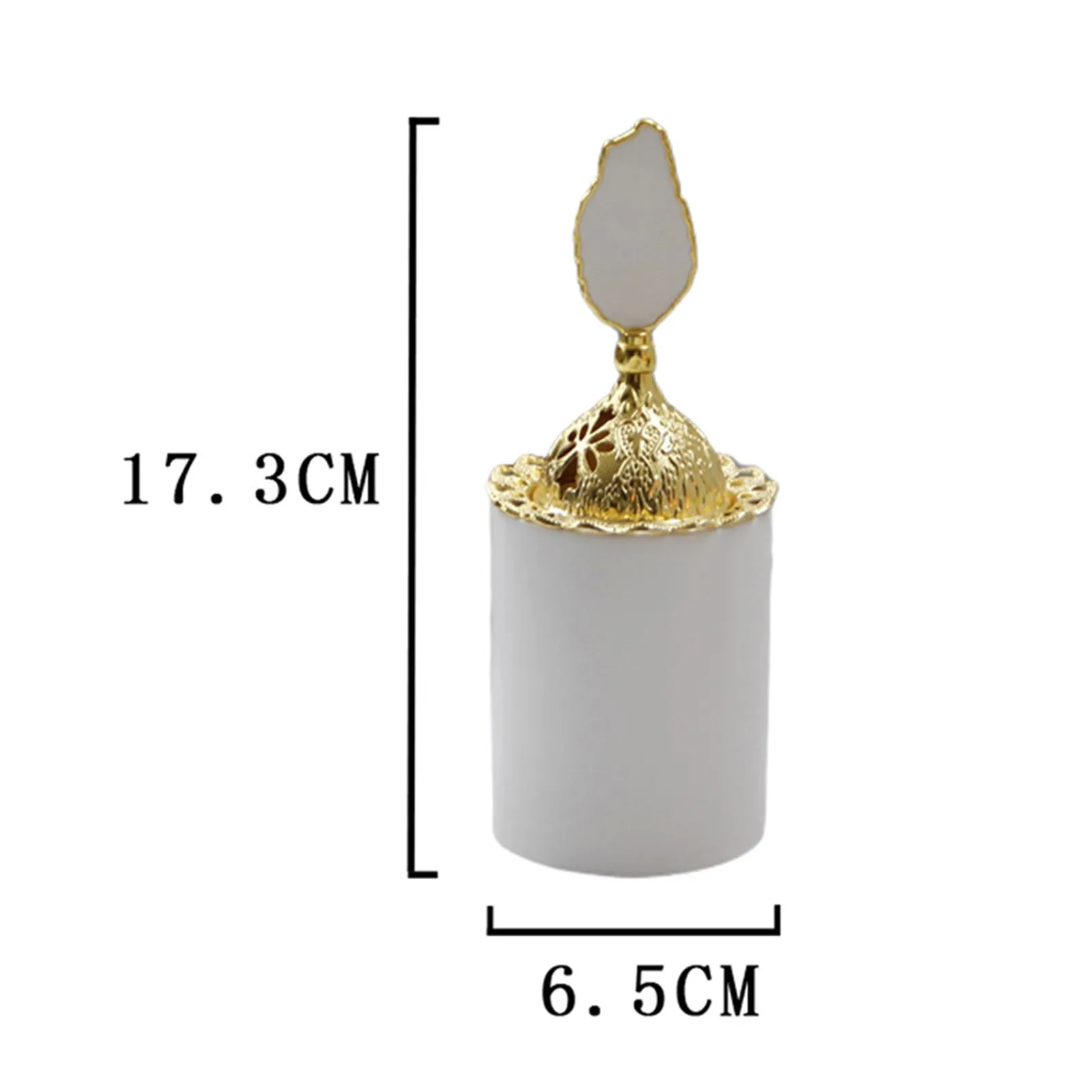 Керамическая курильница в скандинавском стиле для благовоний с ИД покрытием