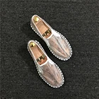 Туфли мужские дышащие, повседневная обувь, лоферы, эспадрильи, дизайнерская Роскошная брендовая теннисная обувь, лето