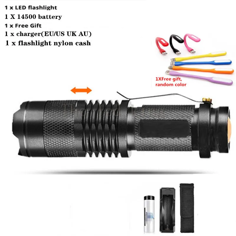 940nm 7W масштабируемый светодиодный перезаряжаемый фонарик Pocketman linterna фонарь 14500/ AA
