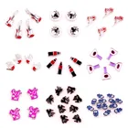 40 шт.лот винтажное гитарное фортепиано Плавающие Подвески лак для ногтей ожерелья браслет ювелирные аксессуары