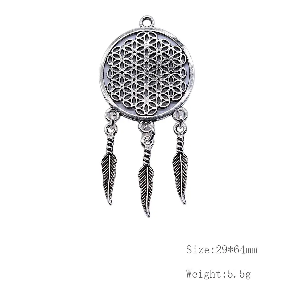 

Malzahar 5 Pieces Dreamcatcher Jewelry Findings Components Fashion Jewelry Womens Accessories