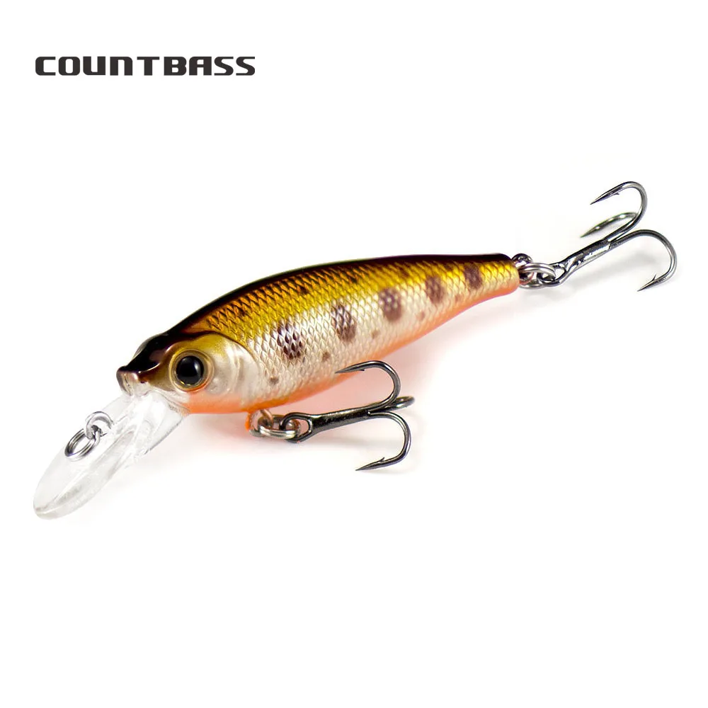 

1pc Countbass Minnow Hard Baits 50mm 4.8g Angler's Lures Sinking Type, Wobblers Freshwater Bass Pike Trout Fishing Lures