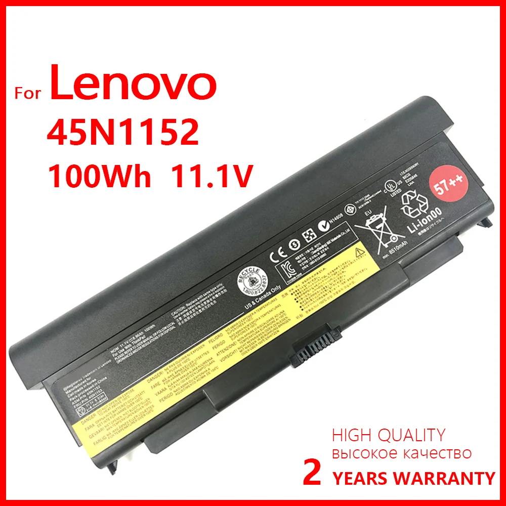 

Genuine 11.1V 100Wh 8960mAh 45N1148 45N1149 45N1152 Original Laptop Battery For Lenovo ThinkPad T440P T540P L440 L540 W540 W541