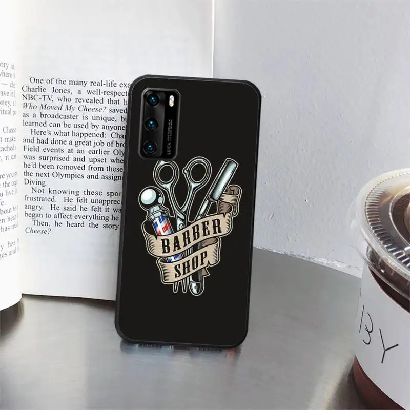 

Barber Shop Hair Stylist tools Phone Cases for huawei P40 pro lite P8 P9 P10 P20 P30 psmart 2019 2017 2018