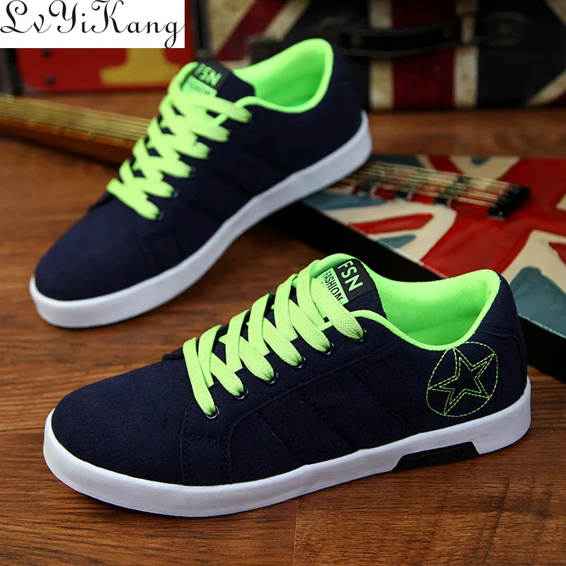 Кроссовки мужские холщовые дышащие сникерсы низкая подошва повседневная обувь