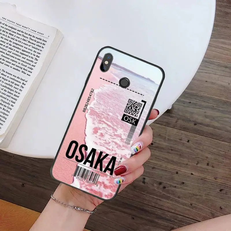 

sea air ticket Phone Case For Xiaomi Redmi mi note 7 8t 9 9t 9s 8 10 10t 11 pro lite K20 max 3