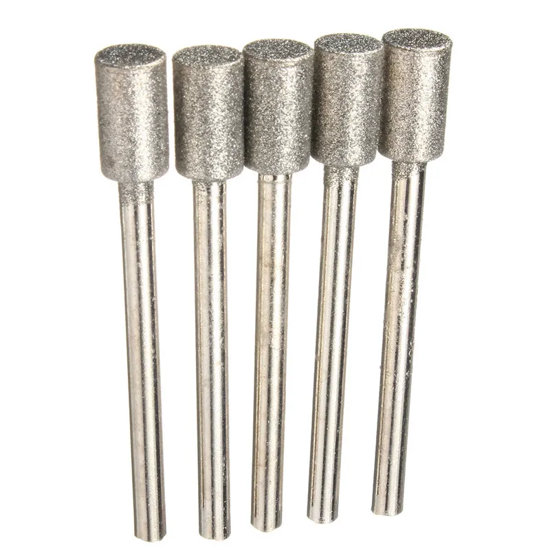 

5 Pc 7/32 Diamond Chainsaw Sharpener Burr Stone File 1453 Craftsman 1/8 Abrasive Tool