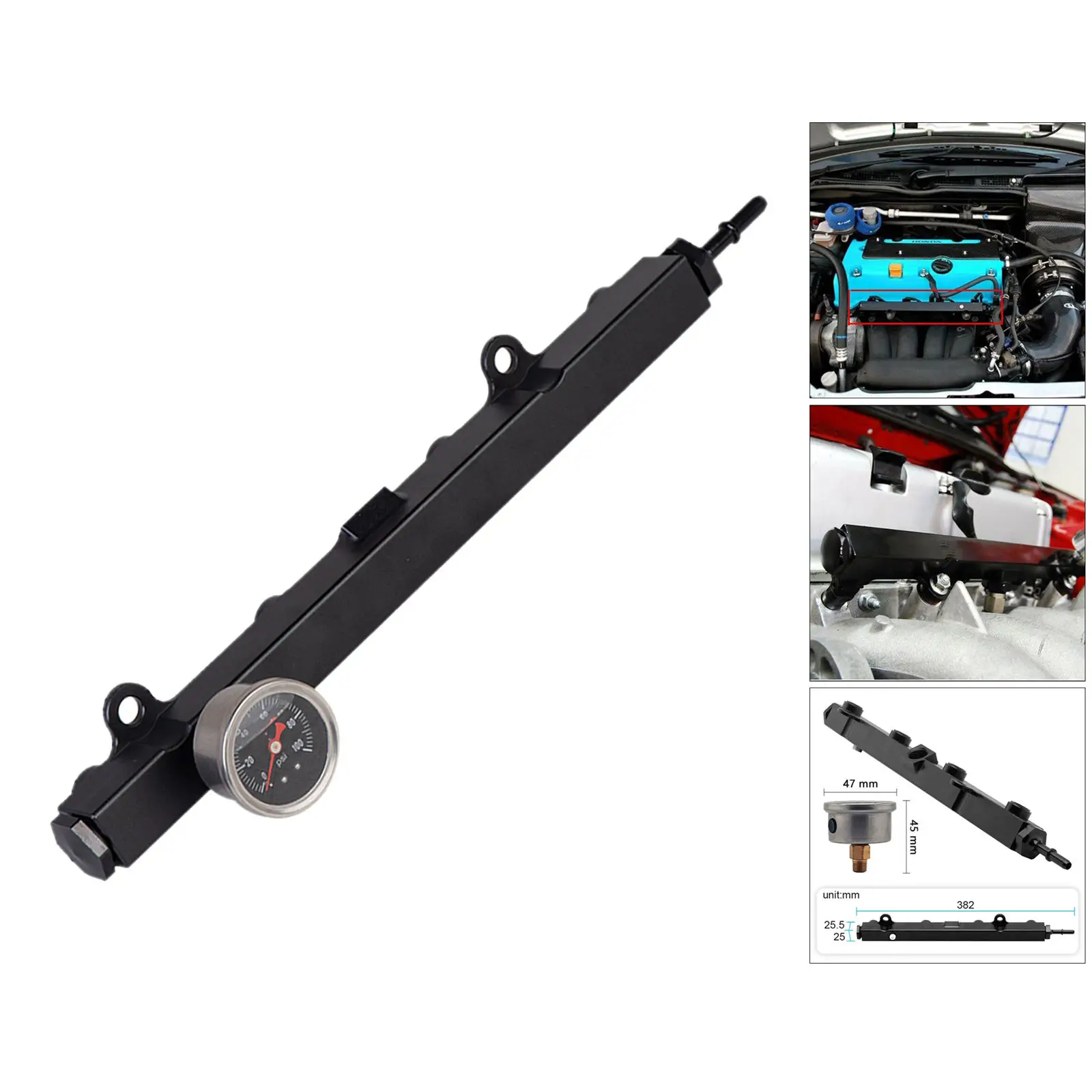 Заготовка алюминиевая топливная направляющая серии K для замены двигателя Honda Civic