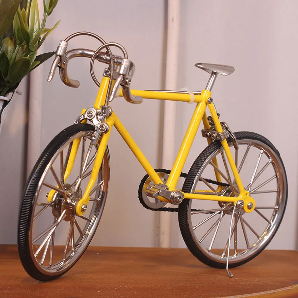 Модель велосипеда в масштабе 1:10 офисные литые игрушки подарок для дома имитация