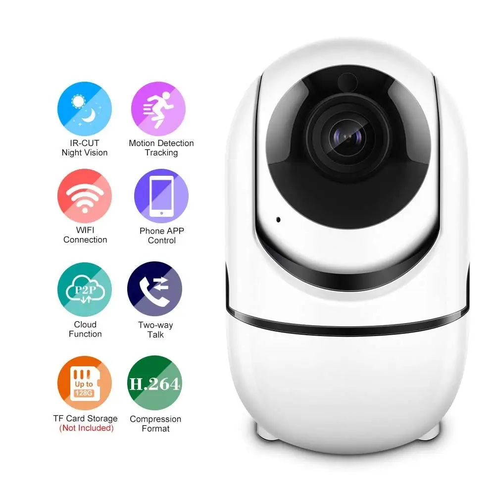 Детский монитор камера безопасности WiFi 1080 HD панорамирование/наклон беспроводная