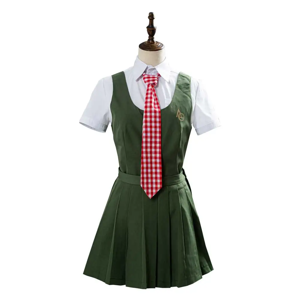 Аниме DanganRonpa Mahiru Коидзуми Косплэй костюм платье рубашка наряд Униформа на