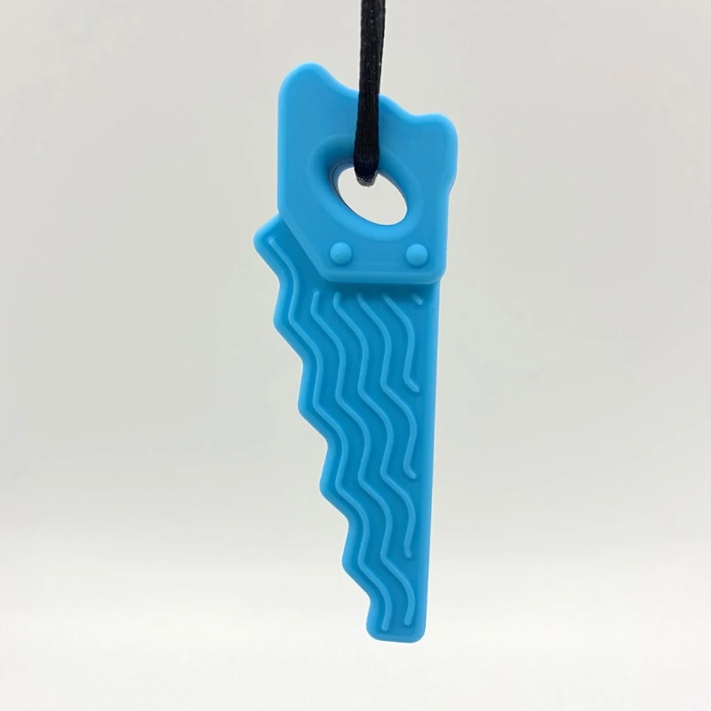 

6 Pcs Sensory Chew Necklace Kids Teething Toys Chewing Pendant Silicone Teether