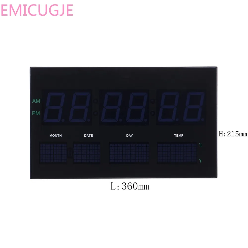 Гостиная современный дизайн цифровой термометр Заводной 6 цифр дисплей времени