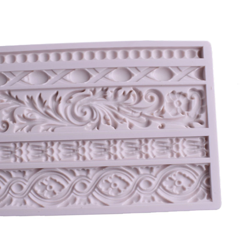 Рыбья чешуя коры складки силиконовая форма помадка шоколадное печенье конфеты