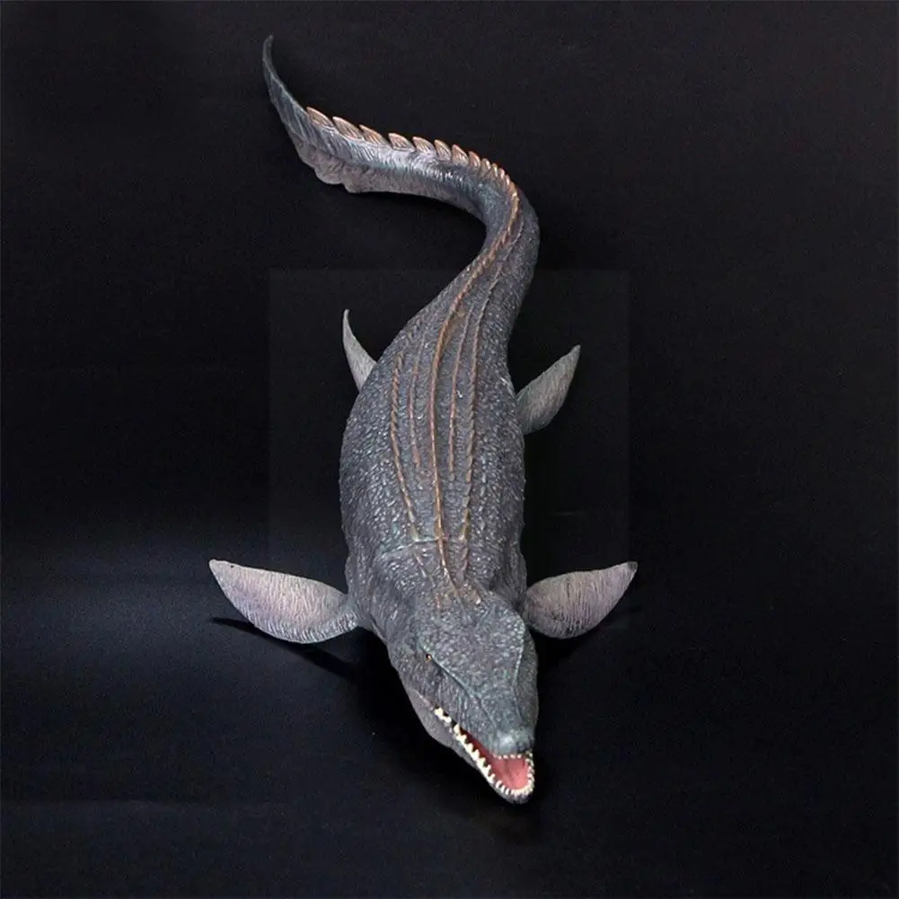 

Simulation Static Marine Animal Model Ornaments Movable Mosasaur Educational Jaw Kids Scene Toys Children Props Decoration L5k6