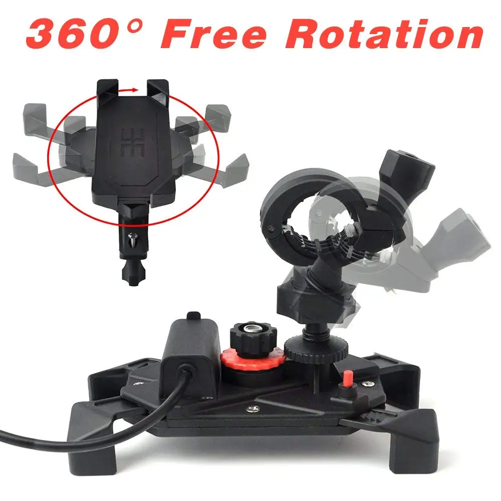 Универсальный мотоцикл велосипед Скутер ATV руль с держателем для GPS Зеркало