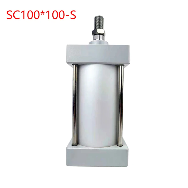 

Высококачественный цилиндр SC100 * 100-S, отверстие цилиндра 100 мм, ход 100, цилиндр пневматического пресса, цилиндр привода двойного действия