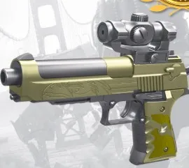 DIY строительные блоки игрушки оружие пустыня Орел и Беретта револьвер wtih пуля