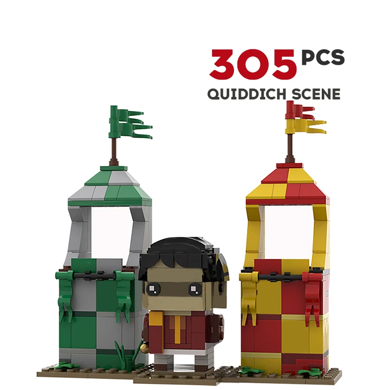 

Small puzzle Building Blocks Anime characters doll kids toys Wizard Harris Cartoon Character Christmas Children's brain game