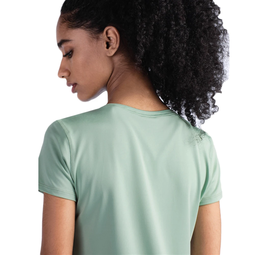 Женские быстросохнущие футболки для фитнеса 2020 эластичная Спортивная футболка