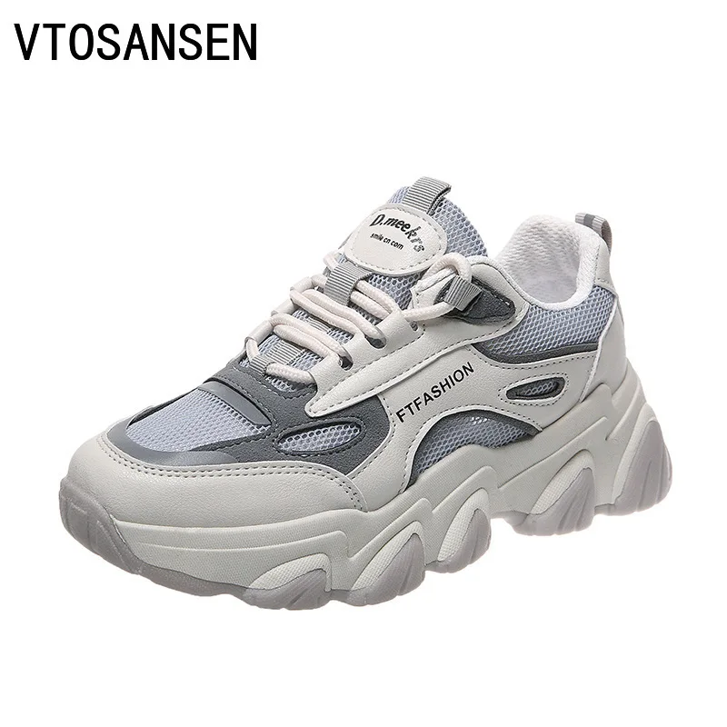 

Women's Filas Breathable Air Maxs Running Dad Shoes Lightweight White Clunky Sneakers Thick-soled Sports Women's Casual Shoes