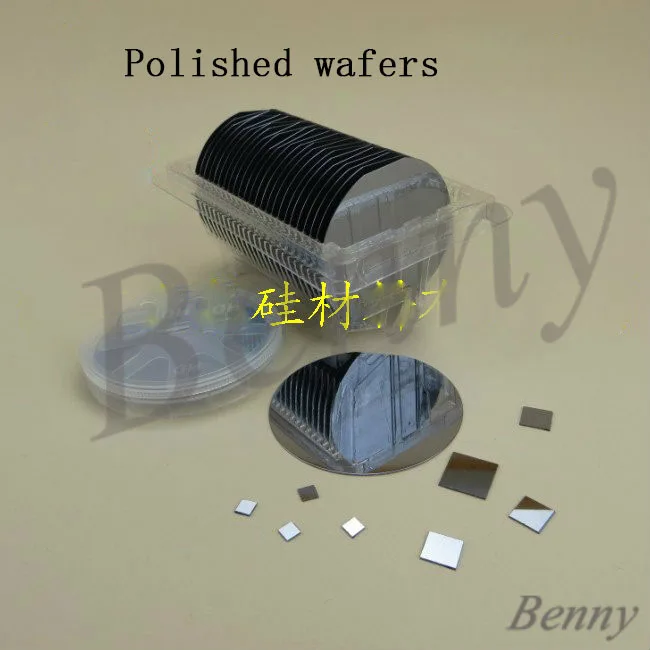 3 дюймовые вафли покрытие SEM спин высокой степени чистоты монокристаллического