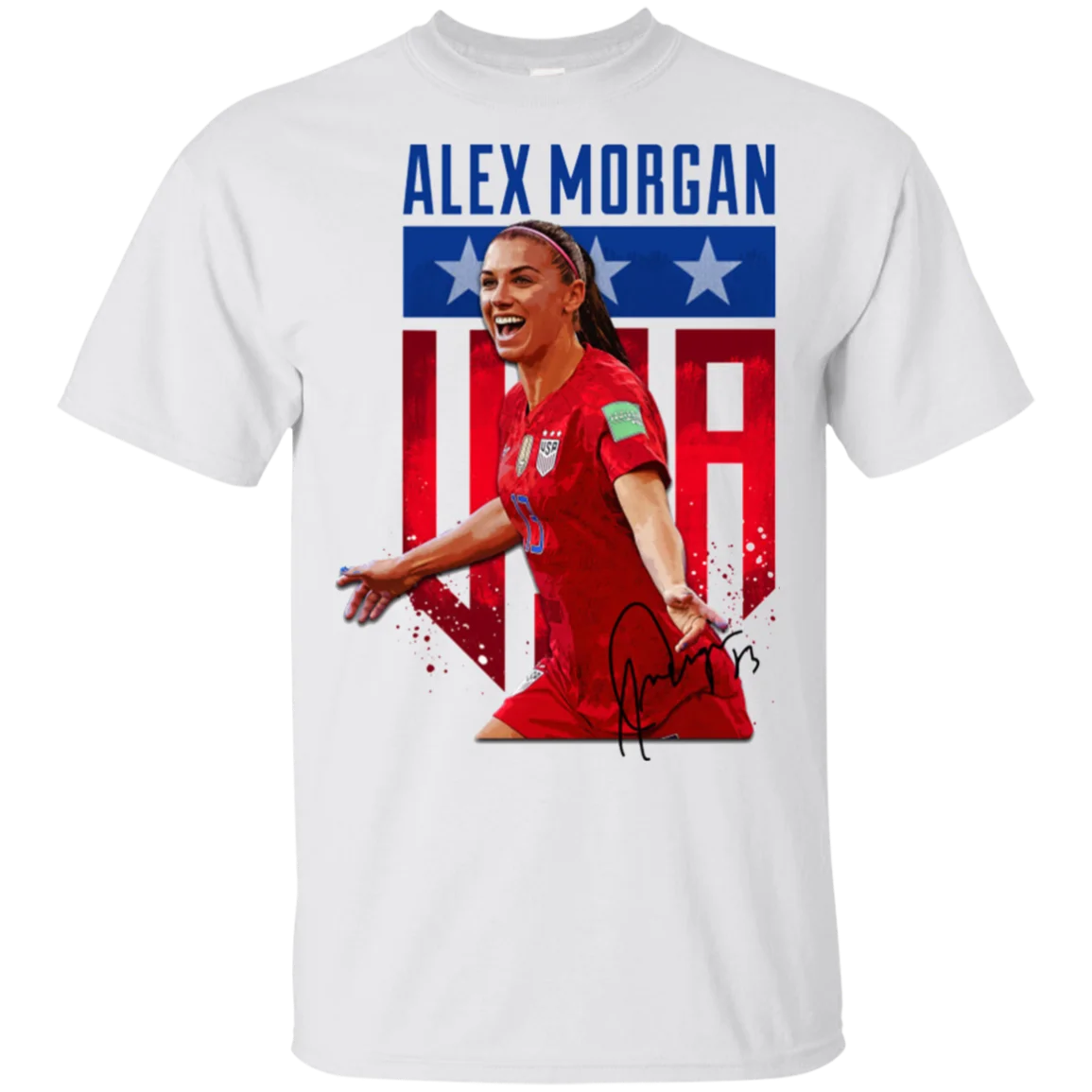 

Алекс Морган Футболка США женская футбольная Футболка с коротким рукавом футболки унисекс