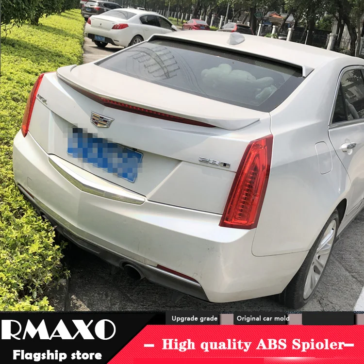 Для Cadilla ATS спойлер 2006 2018 Cadillac высококачественный Спойлер ABS Материал заднее крыло